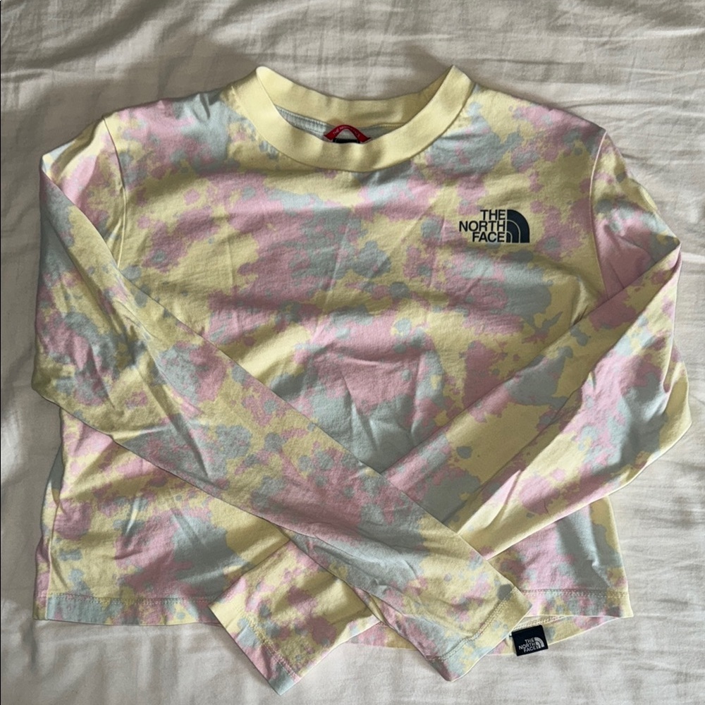 The North Face Pastel Tie-Dye Long Sleeve Tee